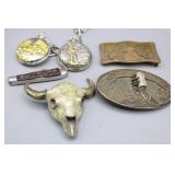 Western Belt Buckles, Pocket Watches & Pocket Western Belt Buckles, Pocket Watches & Pocket