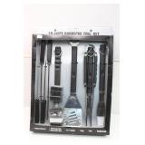 New-Mr. BAR-BQ 10Pc BARBEQUE TOOL SET