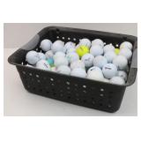 Collection of Used Golf Balls in Small Tote Collection of Used Golf Balls in Small Tote