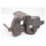 Old Bench Vise - Jaw Width 5", Jaw Opening 4-1/4"