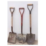 3 Short Shovels