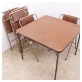 Card Table & 5 Chairs Card Table & 5 Chairs