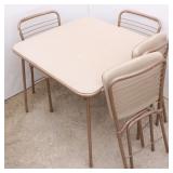 Card Table & 4 Chairs Card Table & 4 Chairs