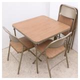 Card Table & 4 Chairs