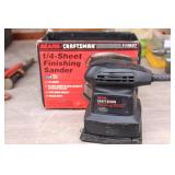 Craftsman ¼ Sheet Finishing Sander Craftsman ¼ Sheet Finishing Sander