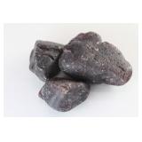 (3) Small Raw STAR GARNET Gemstones (3) Small Raw STAR GARNET Gemstones