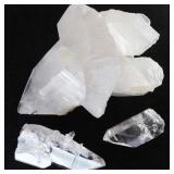 Phantom Quartz Crystals & Quartz Crystal Cluster