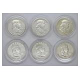 1948-1950 90% Silver Jefferson Half Dollars 1948-1950 90% Silver Jefferson Half Dollars