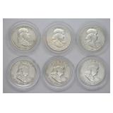 1951-1952 90% Silver Jefferson Half Dollars 1951-1952 90% Silver Jefferson Half Dollars