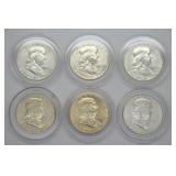 1954-1958 90% Silver Jefferson Half Dollars 1954-1958 90% Silver Jefferson Half Dollars