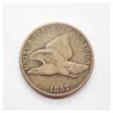 1857 Flying Eagle Penny Fine