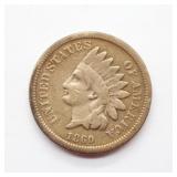 1860 Indian Head Penny Fine