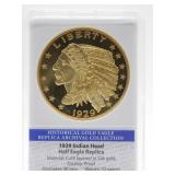 REPLICA 1929 Indian Head Gold Layered $5 Coin REPLICA 1929 Indian Head Gold Layered $5 Coin