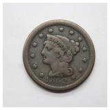 1852 Large Cent Coin