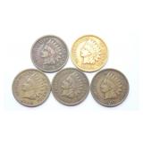 1904VG, 1906VG, 1907VG, 1908G, 1909VG Indian Heads 1904VG, 1906VG, 1907VG, 1908G, 1909VG Indian Heads