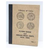 Empty Flying Eagle & Indian Head Cents Coin Holder