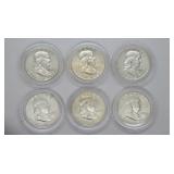 1958-1961 90% Silver Jefferson Half Dollar 1958-1961 90% Silver Jefferson Half Dollar