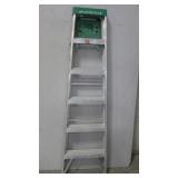 LOUISVILLE 6Ft Aluminum Ladder, 225 Lbs Capacity