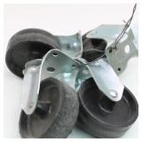 (4) Caster Wheels (4" diam) (4) Caster Wheels (4" diam)