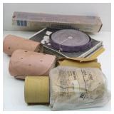 Box of Sandpaper Rolls & Sheets