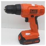 BLACK & DECKER Cordless 10mm 20V w Battery