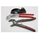 ROBO GRIP Tool, Pipe Wrench Pliers, 1.5" Wood