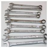 (9) Jumbo Size Combination Wrenches (9) Jumbo Size Combination Wrenches