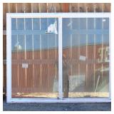 Western 71½x59½ White XO Sliding Window