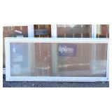 Alpine 59½x23½ White Picture Window