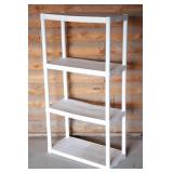 Plano 4 Shelf Plastic Unit 55.5" X 29" X 14"D