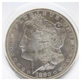 1890 S Morgan Silver Dollar AU