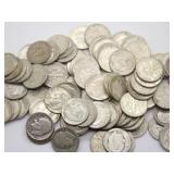 Roosevelt 90% Silver Dimes Face Value $10.25 Roosevelt 90% Silver Dimes Face Value $10.25