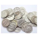 Mercury Dimes 90% Silver Face Value $4.40 Mercury Dimes 90% Silver Face Value $4.40