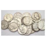 Washington 90% Silver Quarters $5.50