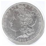 1885 P Morgan Silver Dollar  AU