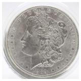 1889 P Morgan Silver Dollar  AU