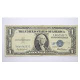 1935F Blue Seal Silver Certificate Y64474257I