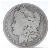 1890 O Morgan Silver Dollar G