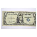 19935G Blue Seal One Dollar Silver Certificate