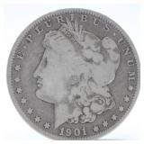 1901 O Morgan Silver Dollar VG