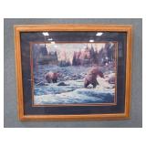 GRIZZLY BEAR Framed Art Print (c) 1986