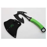 TAC ASSAULT Zombie Axe w Sheath in Box TAC ASSAULT Zombie Axe w Sheath in Box