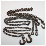 (3) Heavy Duty Chain with Hooks (3) Heavy Duty Chain with Hooks