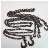 (3) Heavy Duty Chain with Hooks