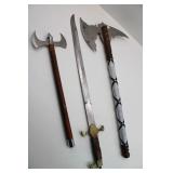 (3) Medieval Style Weapons (3) Medieval Style Weapons