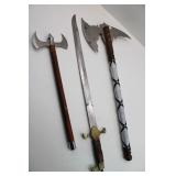 (3) Medieval Style Weapons