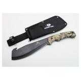 MOSSY OAK Camo Handle Gut Hook Hunting Knife