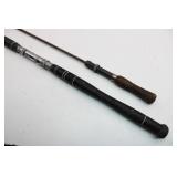 (2) Spin Rods- BRISTOL Steel Fishing Rod and ..