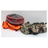 Camo Sports Bag, Blaze Orange Fanny Pack, & Fanny