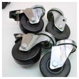 Set of 4- Standard Swivel Caster Wheels Set of 4- Standard Swivel Caster Wheels